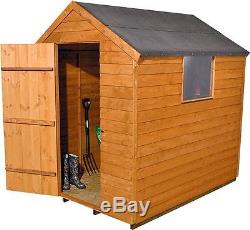Larchlap Overlap Apex Wooden Garden Shed 7 x 5ft