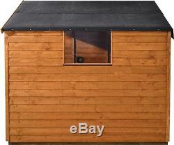 Larchlap Overlap Apex Wooden Garden Shed 7 x 5ft