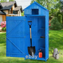 Large 6FT Outdoor Garden Shed Wooden Tool Storage Utility Cabinet Cupboard Room