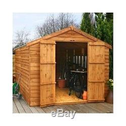Large Garden Shed Wooden Heavy Duty Wood Double Door Tool Lawnmower Bike Storage