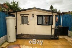 Large Good Quality 12 Ft By 10 Ft Garden Summer House/shed With Loads Of Extras