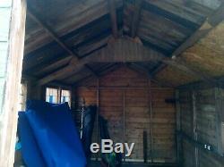 Large Wooden Garden Shed 12 x 8 foot