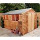 Large Wooden Garden Shed Outdoor Storage Garage Tools Patio Cabin Yard Workshop