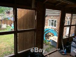 Large garden shed made to fit approx 16ft long, 7ft wide and 7ft 6 high
