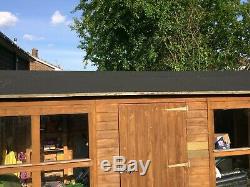 Large garden shed made to fit approx 16ft long, 7ft wide and 7ft 6 high