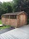Large timber garden shed 16' x 10' apex roof