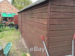 Large wooden garden shed/workshop/garage 15'2x19'9