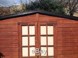 Large wooden summer house / garden shed 74 x 165 inches