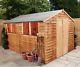 Log Cabin Summer House Wooden Garden Shed Storage Room Large Workshop Outdoor UK