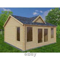 Log cabin 4x3 28mm, CLOCKHOUSE, summer house, shed, garden room