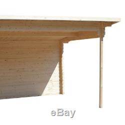 Luxury Log Cabin Garden Summer House Buildings Shed Barn Wood Tools Storage UK