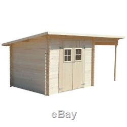 Luxury Log Cabin Garden Summer House Buildings Shed Barn Wooden Tools Storage UK