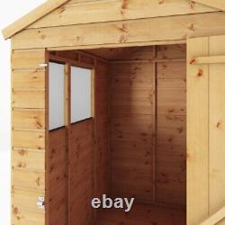 Mercia 6 X 4ft Wooden Shiplap Apex Shed