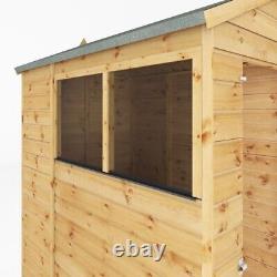 Mercia 6 X 4ft Wooden Shiplap Apex Shed