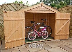 Mercia Garden Overlap Garden Bike Mower Store Shed 7 x 3ft Argos on ebay