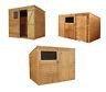 Mercia Overlap Pent Wooden Garden Shed Choice of 7x5 / 8x6 / 10x6ft-From Argos