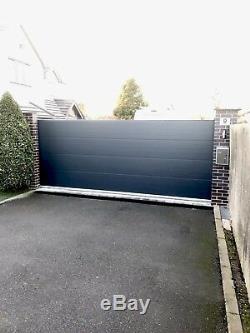 Modern Metal Drive Gates panels Wooden Gates, Sheds, garden 40mm insulated