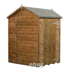 Modular Apex Garden Shed Shiplap Tongue & Groove 6X4 With Windows
