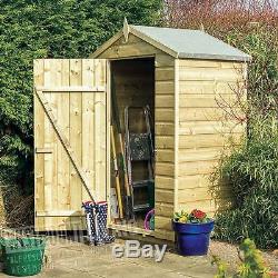 NEW PRESSURE TREATED 4x3 4x3FT 4 x 3 FT T&G SHIPLAP SMALL WOODEN GARDEN SHED