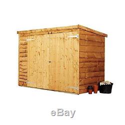 Outdoor Bike Storage Wooden Shed Garden Bicycle Store Tools Patio Floor Included