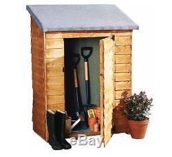 Outdoor Storage Shed Larchlap Garden Patio Small Outdoor Store Tools Wall Apex