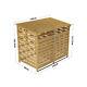 Outdoor Wooden Wheelie Bin Store Double/Triple Shed Tidy Dustbin Rubbish Screen