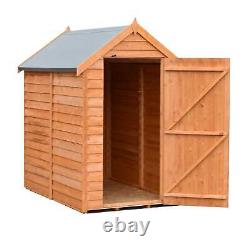 Overlap 6x4 SD Economy Garden Storage Outdoor Wooden Shed