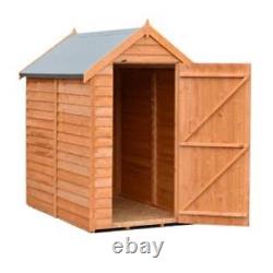 Overlap 6x4 SD Economy Garden Storage Outdoor Wooden Shed