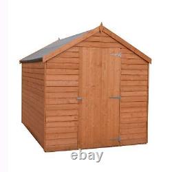 Overlap 7x5 SD Economy Garden Storage Outdoor Wooden Shed