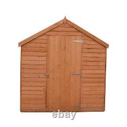 Overlap 7x5 SD Economy Garden Storage Outdoor Wooden Shed