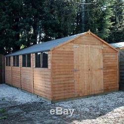 Overlap Apex (20 x 10) Mercia Garden Products Sheds
