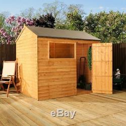Overlap Reverse Apex (8 x 6) Mercia Garden Products Sheds