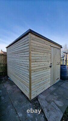 Pent Sheds pressure treated. EPDM rubber roof