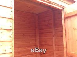 Pinelap 3x3 Wooden Tool Shed Fully T&G Garden Store 3FT x 3FT Outdoor Hut
