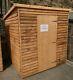 Pinelap Heavy Garden Shed Wooden Overlap Pent Hut With a 19mm Thick Floor