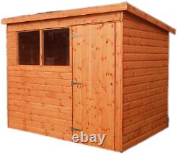 Pinelap Pent Roof Shed Fully T&G Wooden Garden Hut Outdoor Store Standard 12mm