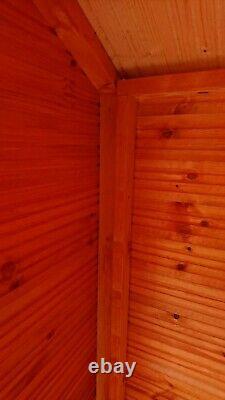 Pinelap Quality Wooden Apex Garden Shed Fully T&G Apex Euro Hut FULLY T&G
