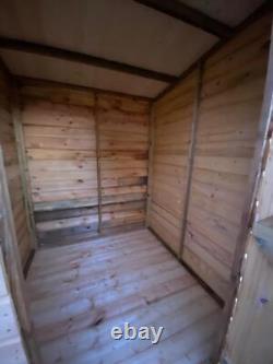 Pinelap Wooden Garden Shed Apex Roof Timber Hut Fully T&G Factory Seconds Cheap