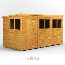 Power Pent Garden Shed Power Sheds Large Pent Sizes 12x6 up to 20x6
