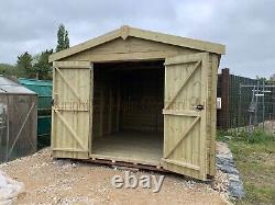 Premium Heavy Duty Timber Workshop Shed Apex