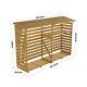 Pressure Treated Wooden Log Store Wood Firewood Outdoor Garden Storage Logs Shed