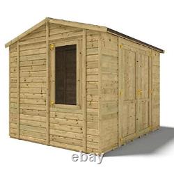 Project Timber Wooden Garden Shed Heavy Duty D1000 Traditional 8x8, 8x10, 8x12