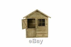 Quality Timber Sage Garden Wooden Playhouse Wendy House Outdoor Little Sheds