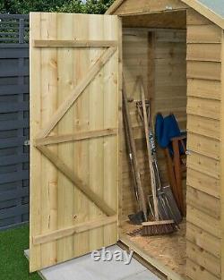 Rowlinson? OLAP6X4PT 6ft X4ft Overlap Garden Shed Natural