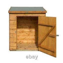 Rowlinson Shiplap Wooden Mini Store Patio Garden Tool Shed Storage Unit Cabinet