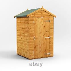 Shed Power Apex Garden Sheds Wooden Windowless Workshop Sizes 4x4 to 8x10