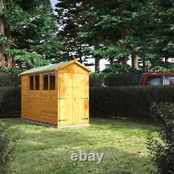 Shed Power Apex Garden Sheds Wooden Workshop Sizes 10x4 to 14x10