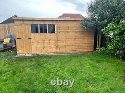 Sheds Wooden Pent Garden Sheds