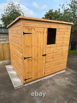 Sheds Wooden Pent Garden Sheds