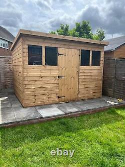 Sheds Wooden Pent Garden Sheds